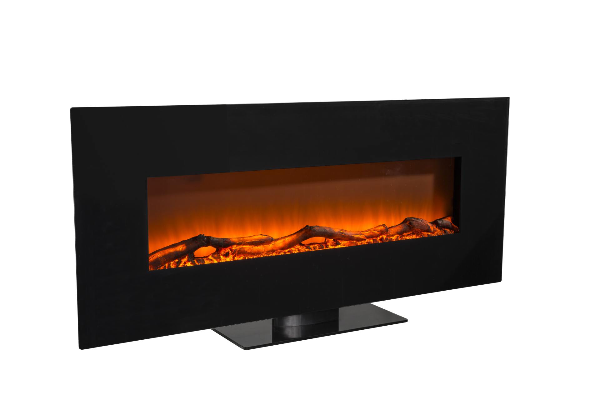 Elektrokamin in Schwarz