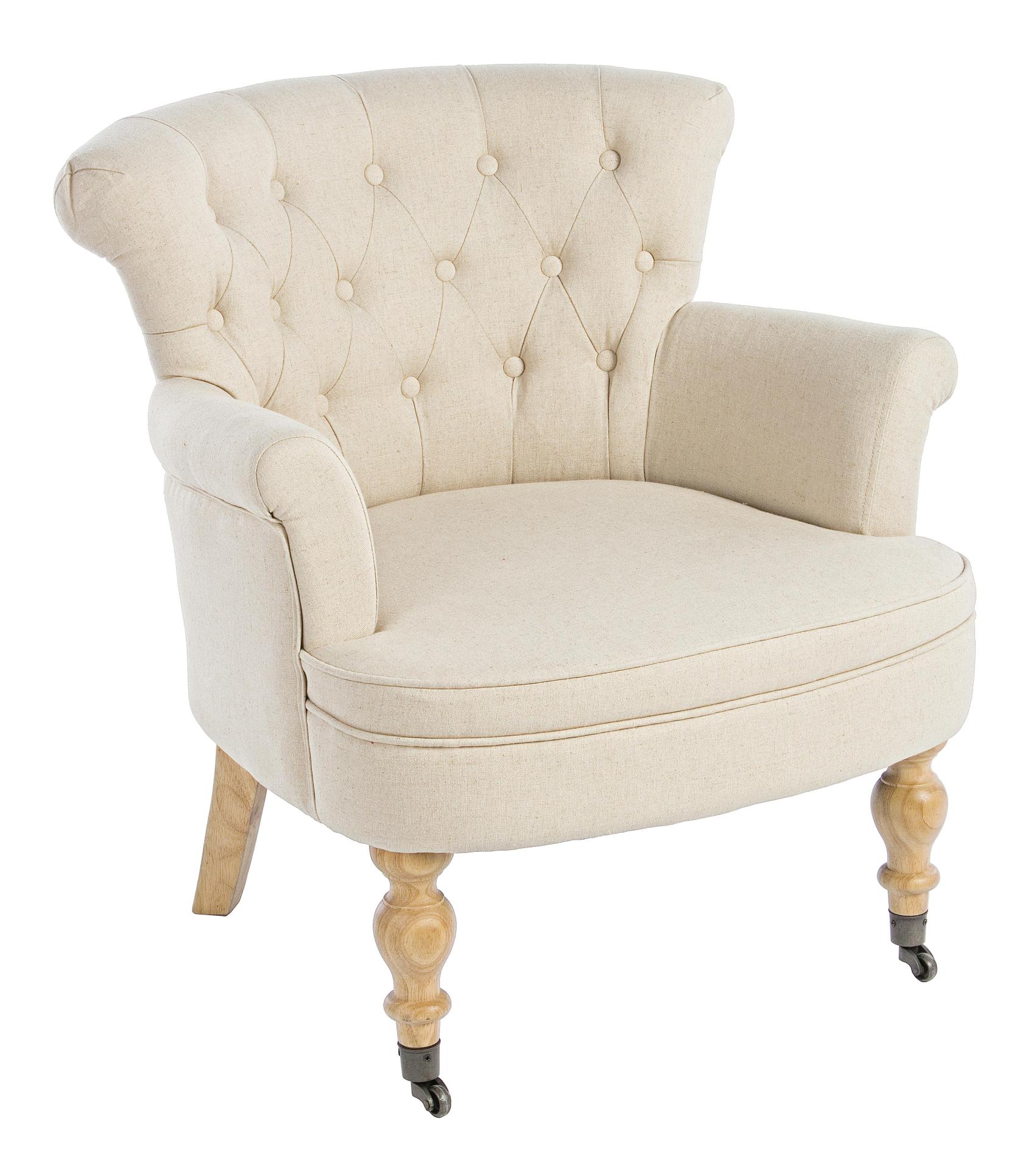 Sessel in der Farbe beige