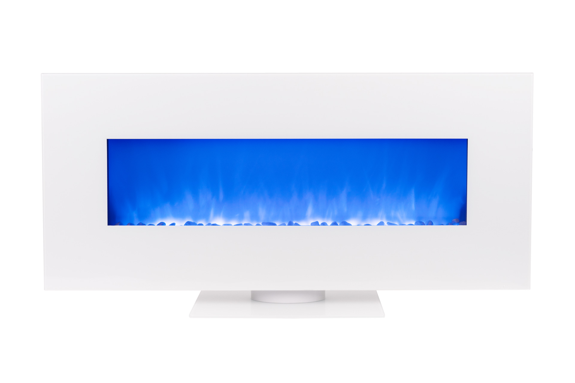 Elektrokamin mit blauen Flammen