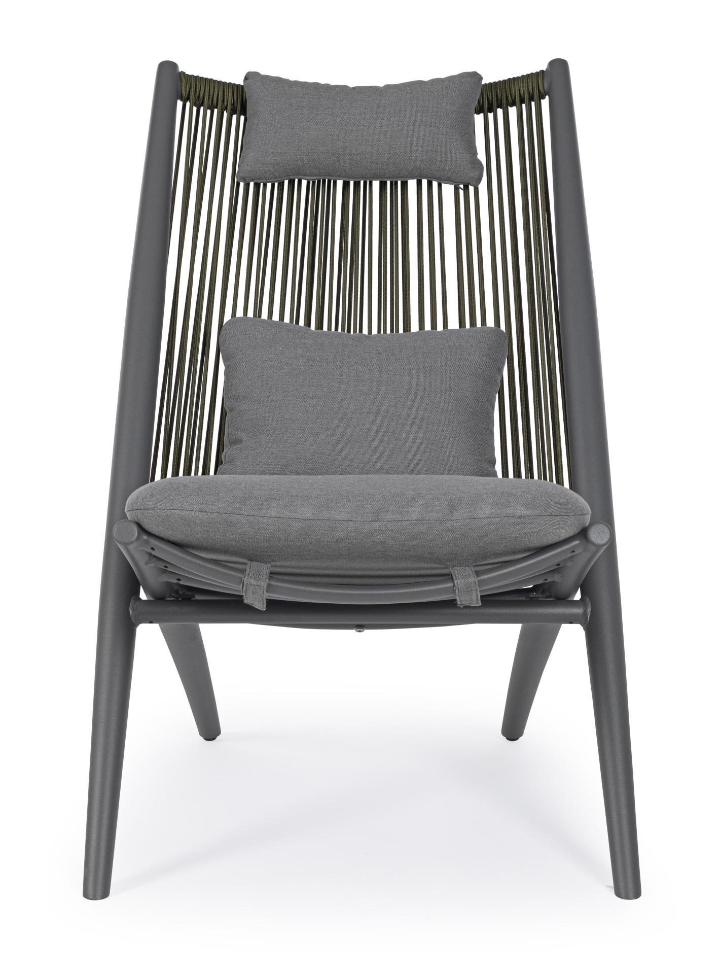 Outdoor Lounge Sessel ALOHA anthrazit