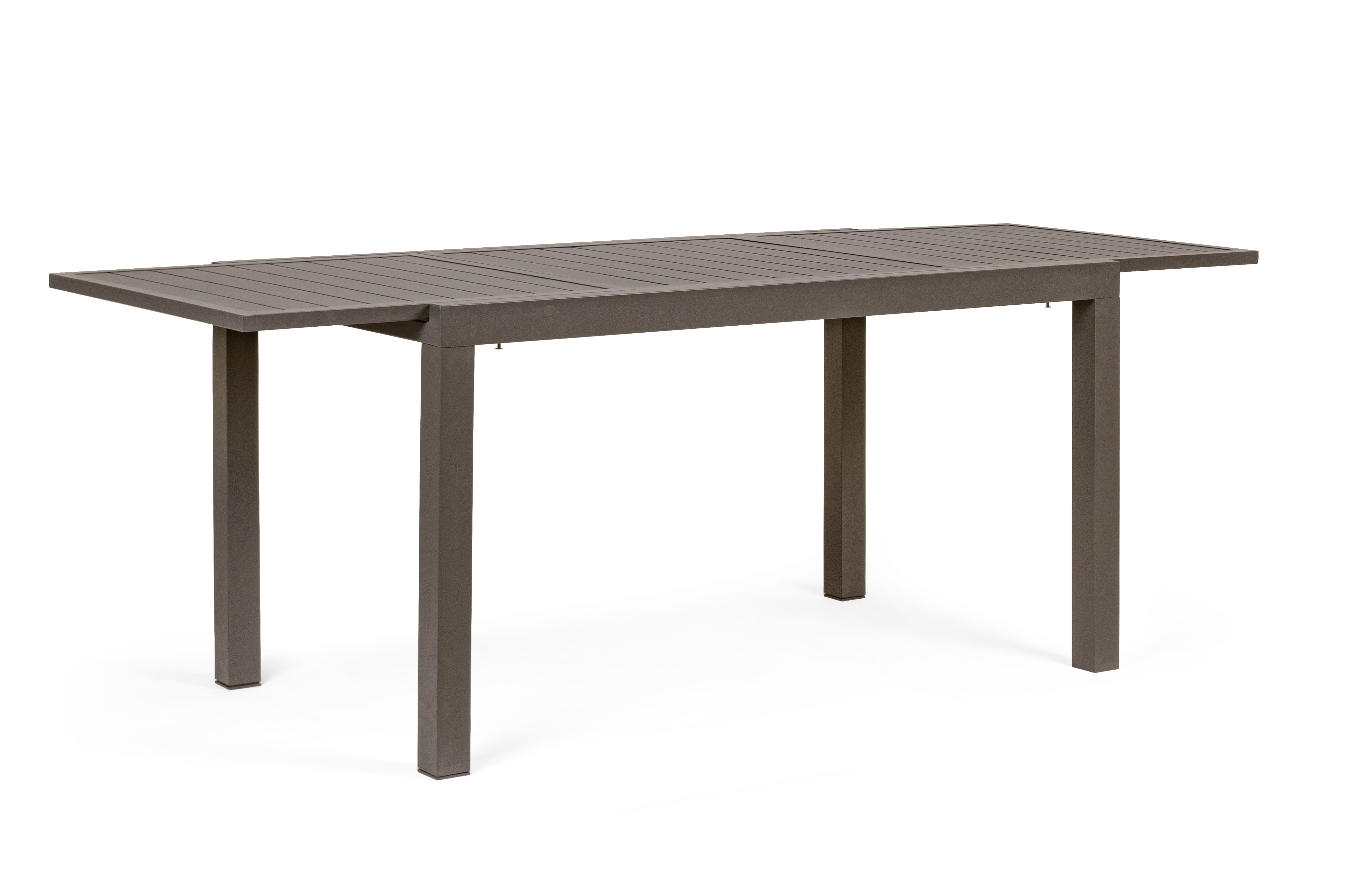 AUSZIEH.Tisch HILDE140-210X77COFFEE YK14
