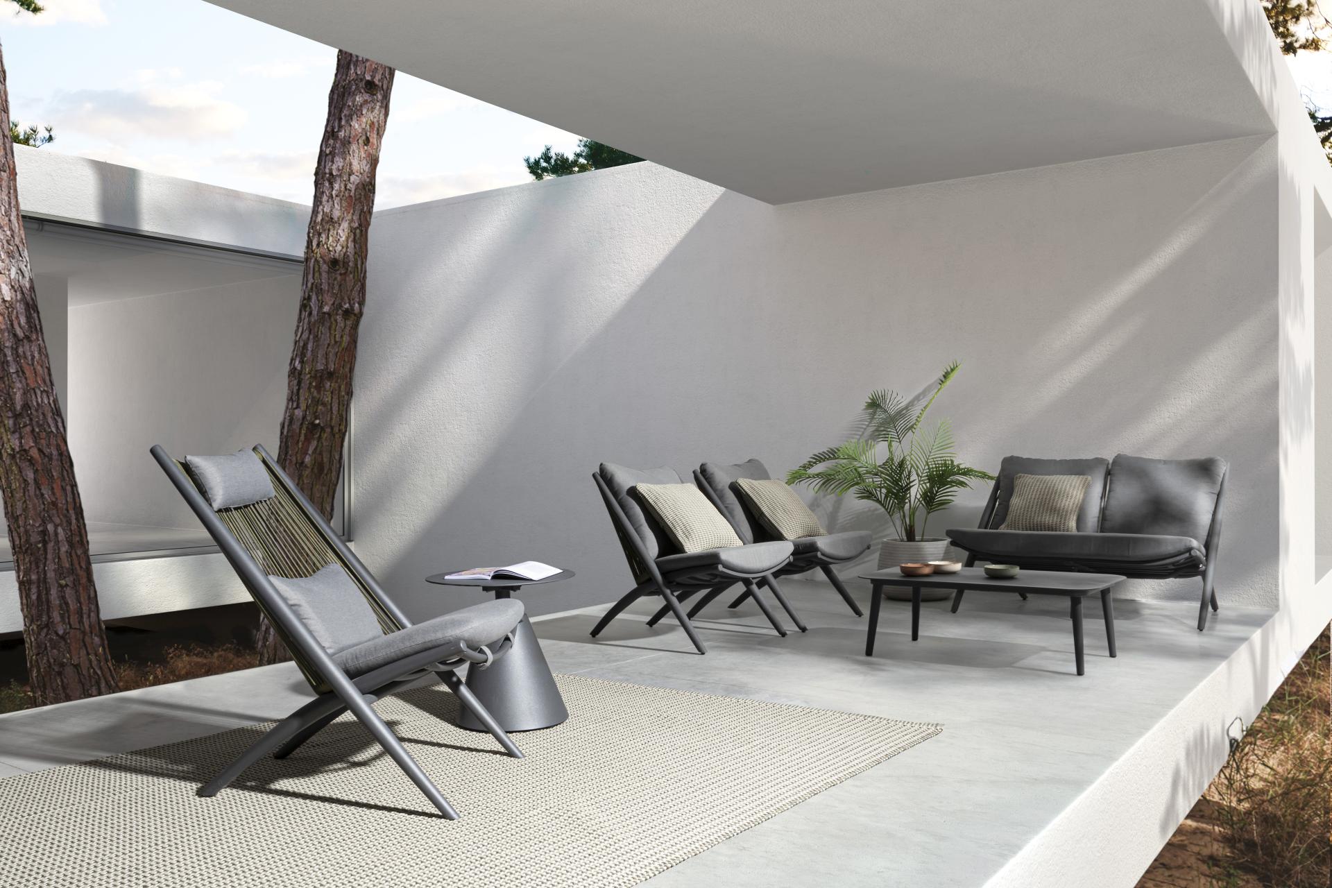 Outdoor Lounge Sessel ALOHA anthrazit