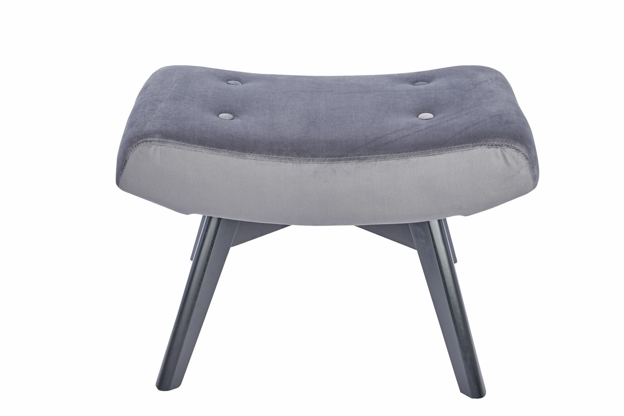 Wohnzimmer Sitzhocker grau 