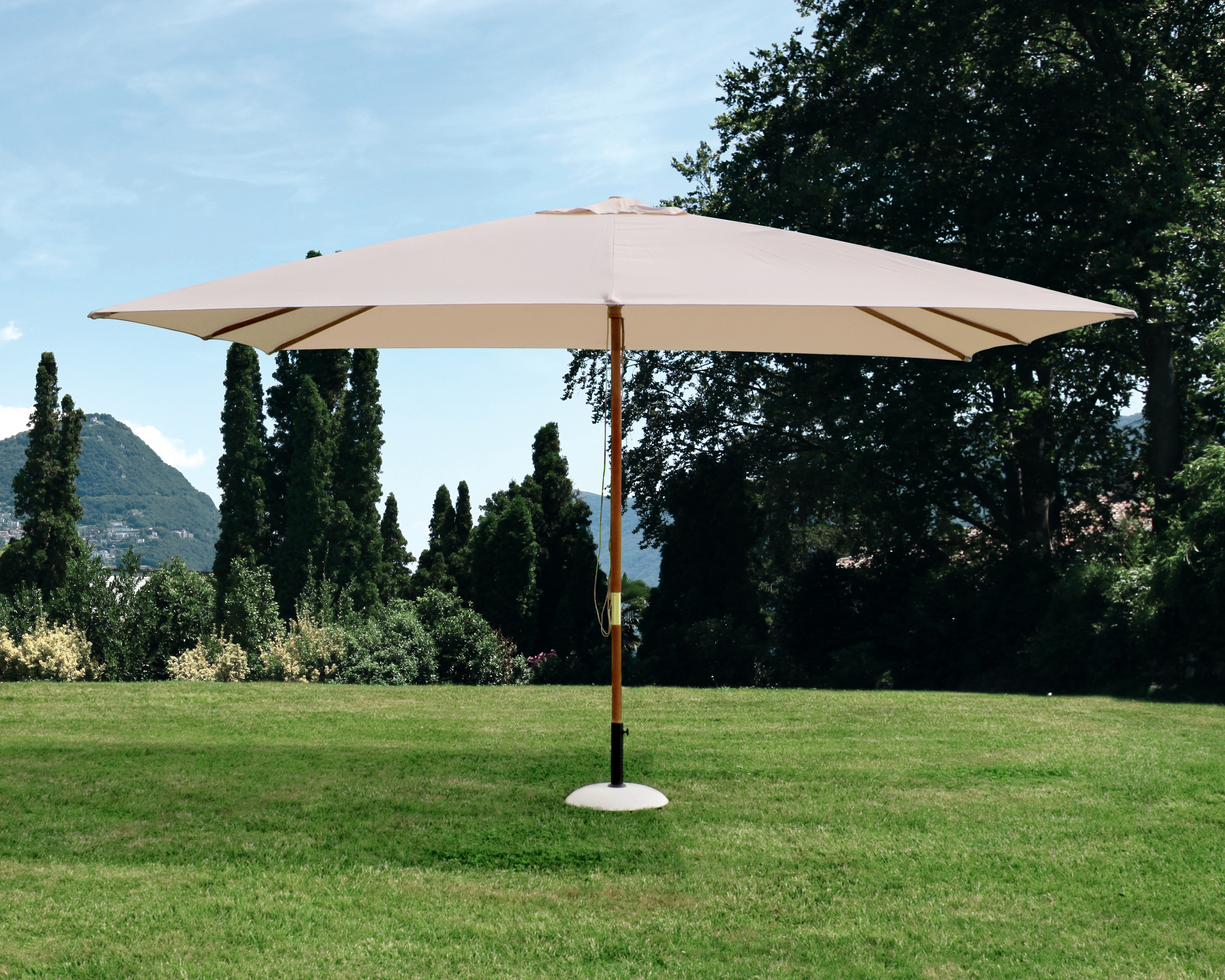 Sonnenschirm SYROS 3x3M naturfarbe