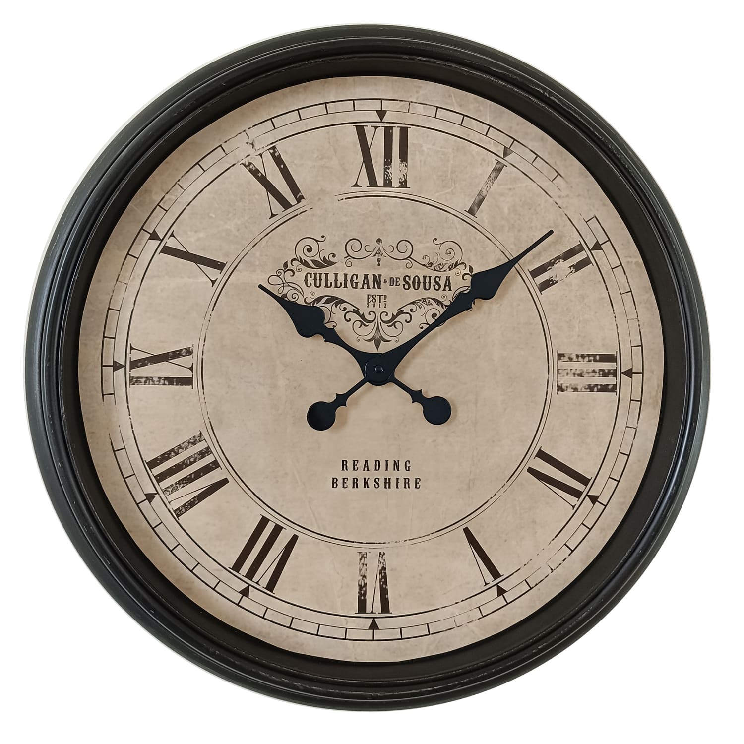 Große Wanduhr im Vintage-Stile – Zeitlose Eleganz für Ihr Zuhause  