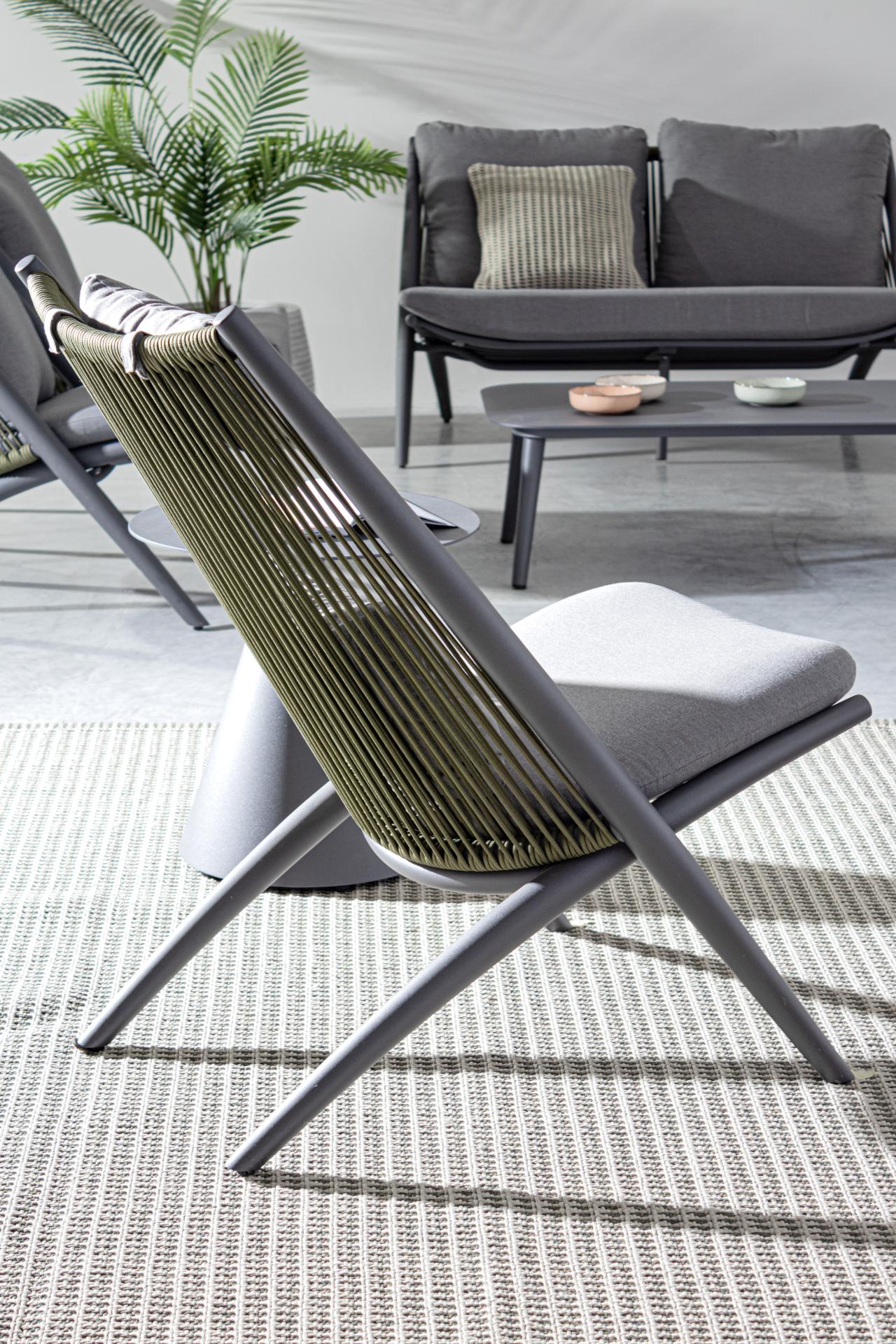 Outdoor Lounge Sessel ALOHA anthrazit