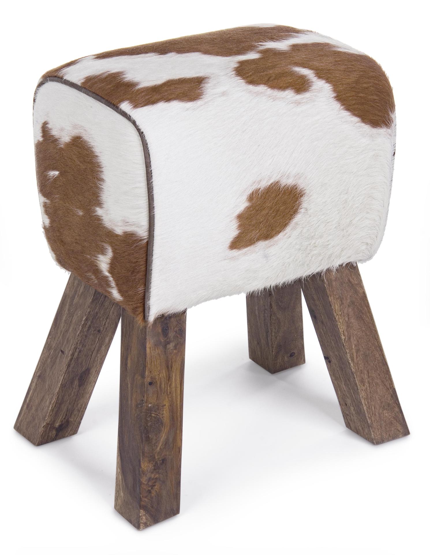 Sitzhocker Echtleder