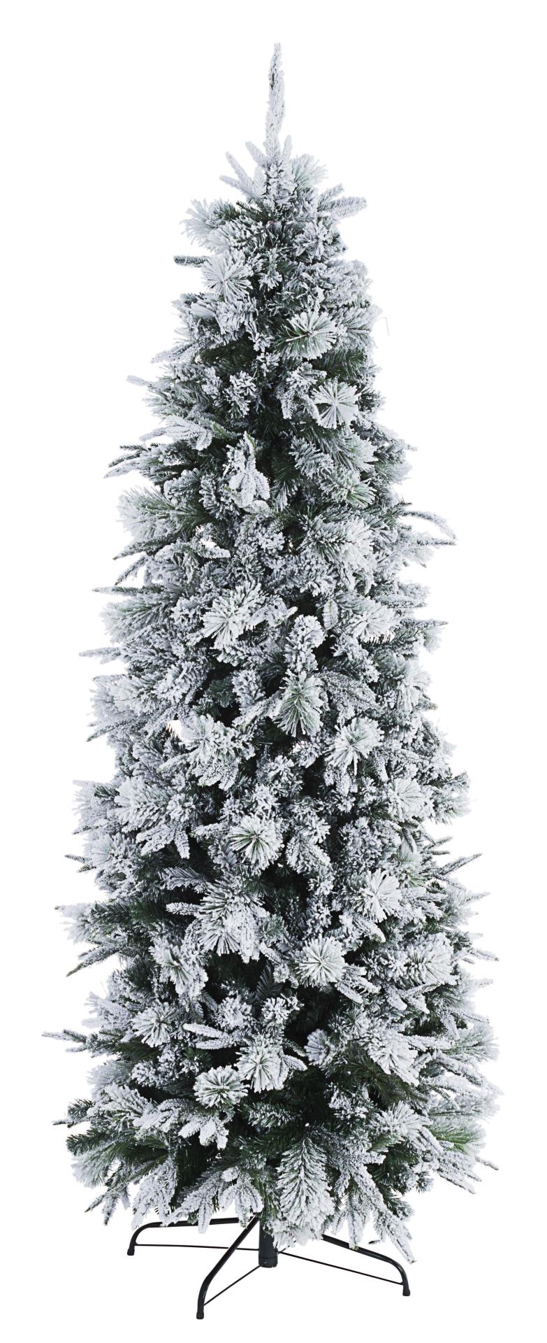 Weihnachtsbaum 210 cm mit Schnee künstlich