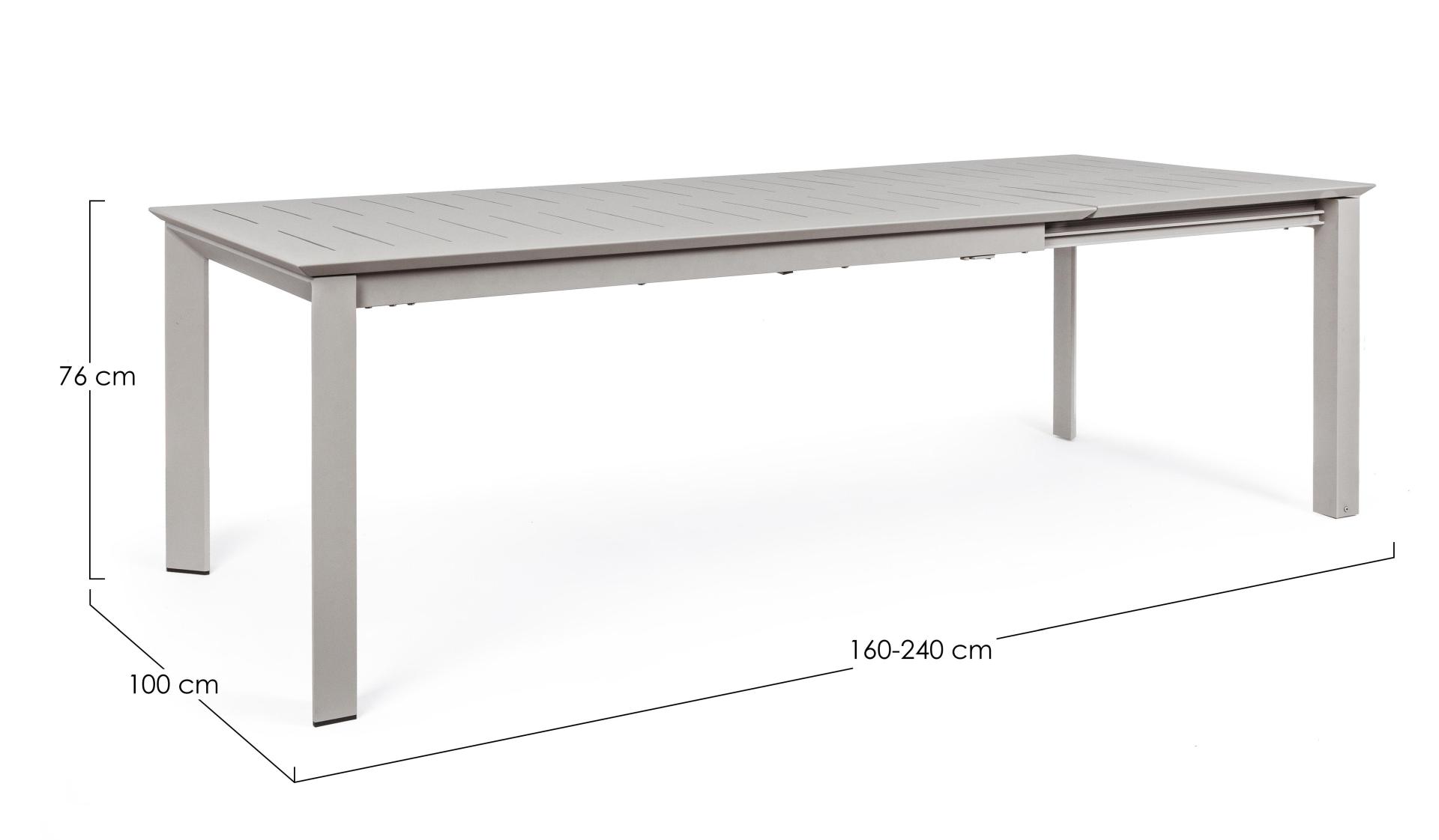 ausziehbarER Tisch KONNOR 160-240X100 RA