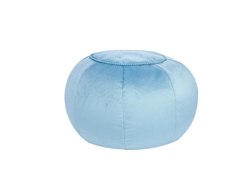 Sitzhocker Sitzhocker Samt blau