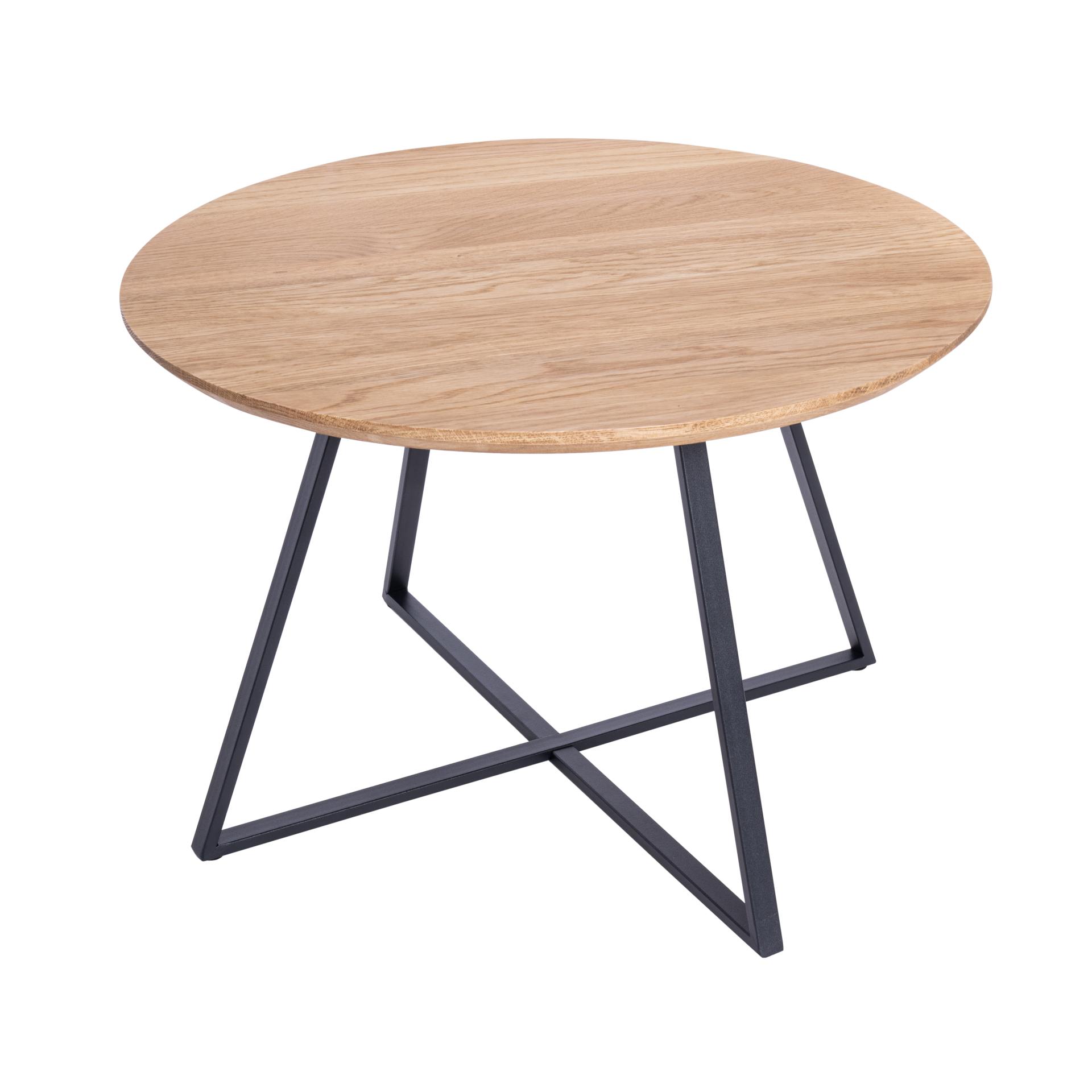 Runder Couchtisch - Eiche - 40 cm hoch