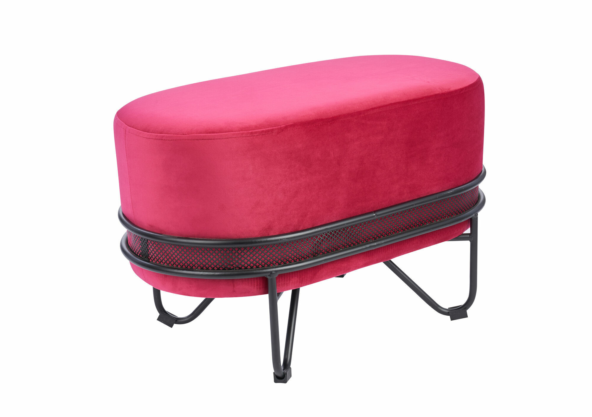 Sitzhocker Großer Sitzhocker bordeaux rot