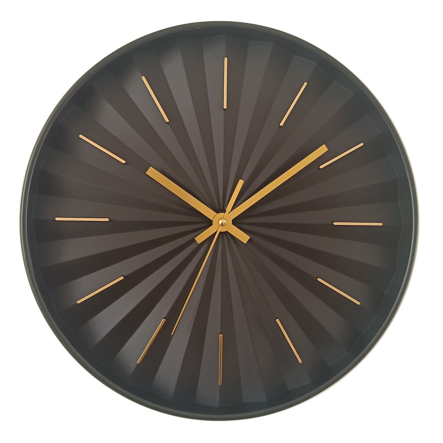 Elegante Wanduhr in Schwarz mit goldenen Zeigern – Zeitloser Stil für Ihr Zuhause  Elegante Wanduhr in Schwarz mit goldenen Zeigern – Zeitloser Stil für Ihr Zuhause