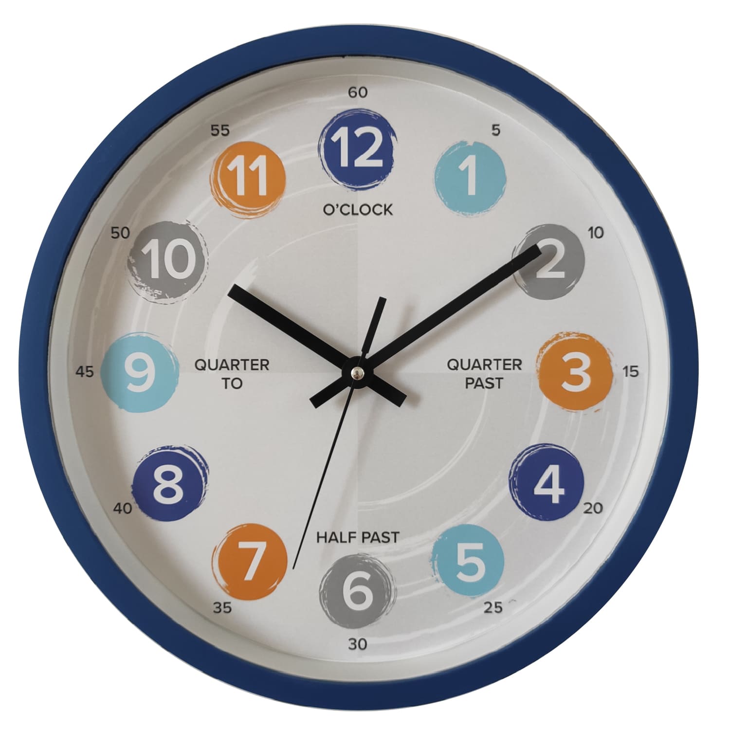 Bunte Wanduhr für das Kinderzimmer – Schlicht, zuverlässig und voller Freude Bunte Wanduhr für das Kinderzimmer – Schlicht, zuverlässig und voller Freude