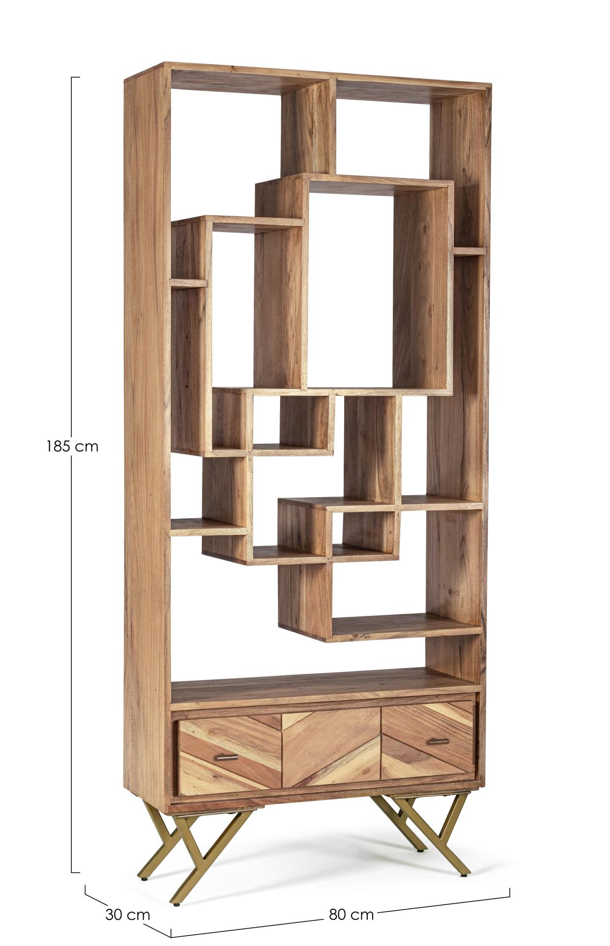 Bücherschrank RAIDA 1 Schublade