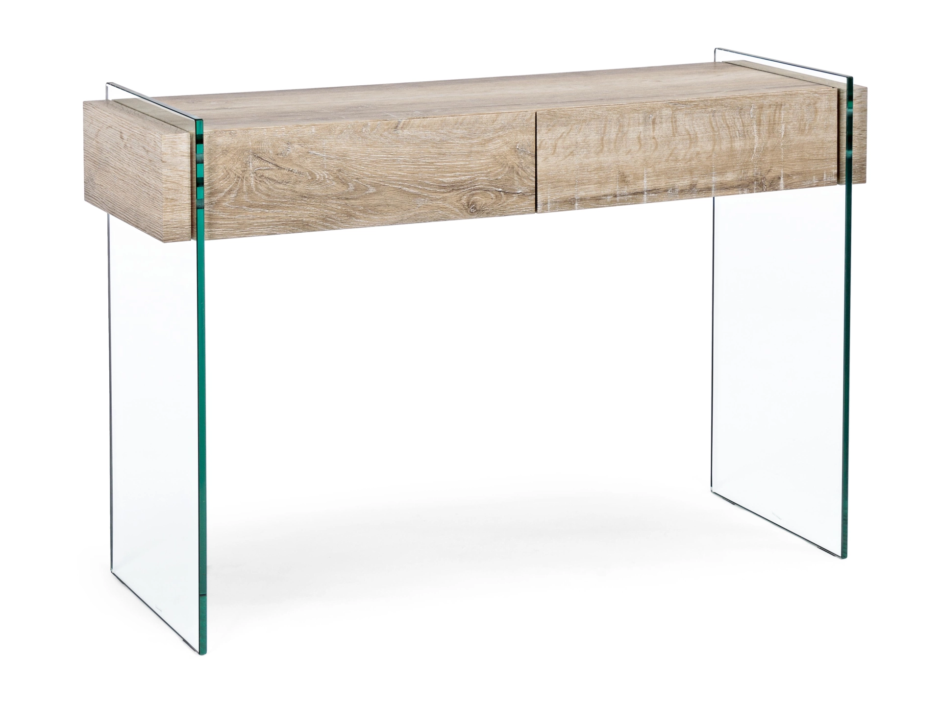 KONSOLENTISCH GLAS mit MDF KENYA 110X40