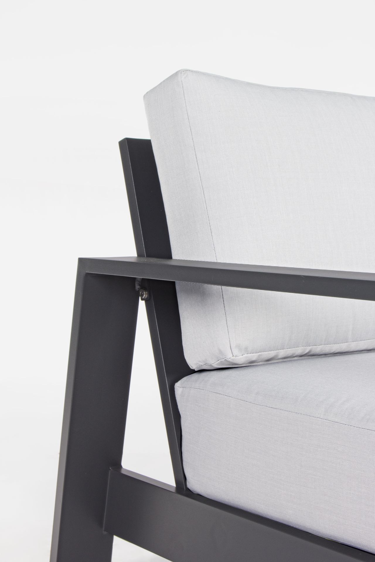 BALTIC  Lounge-Set4 mit Kissen anthrazit