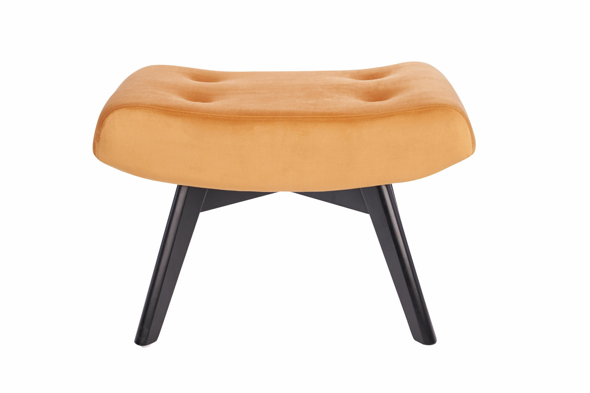 Sitzhocker Hocker in oranger Farbe