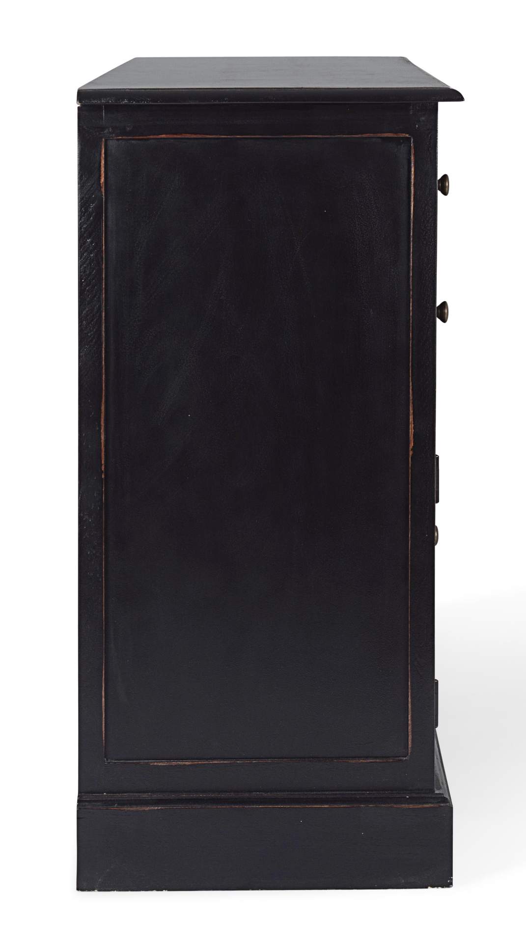Sideboard schwarz  JEFFERSON 3 Türen - 5 Schubladen 