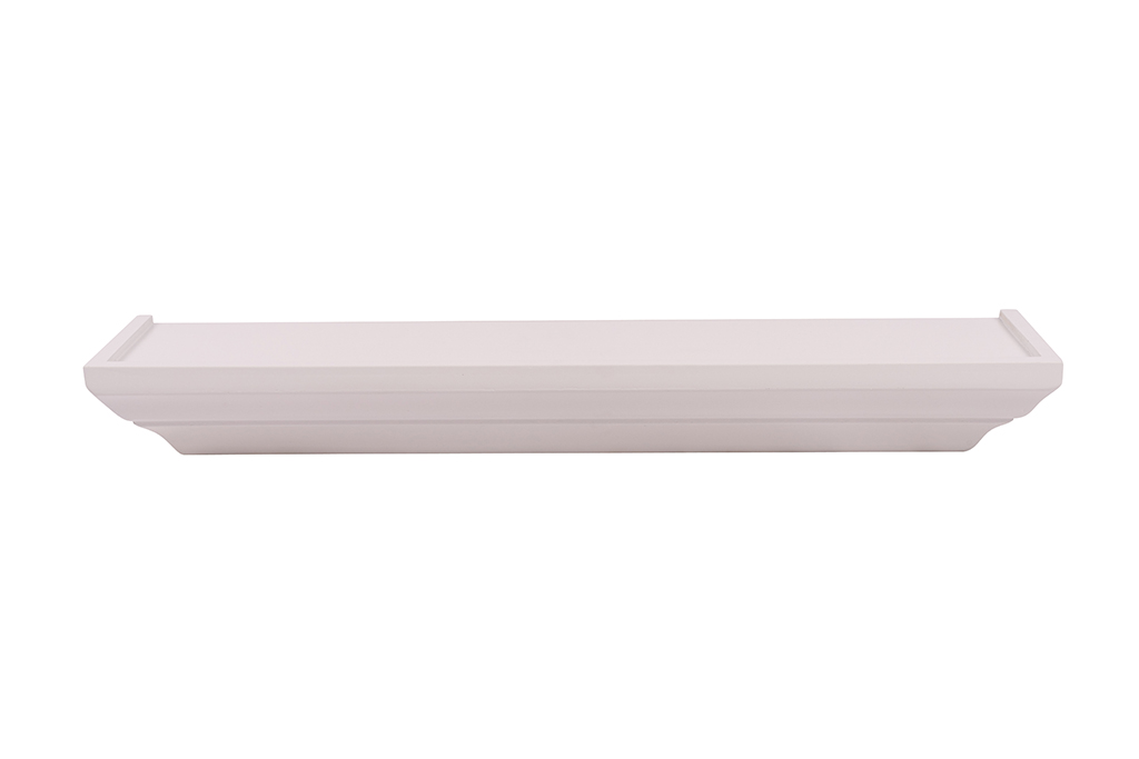 Wandregal in Weiß - 60 cm