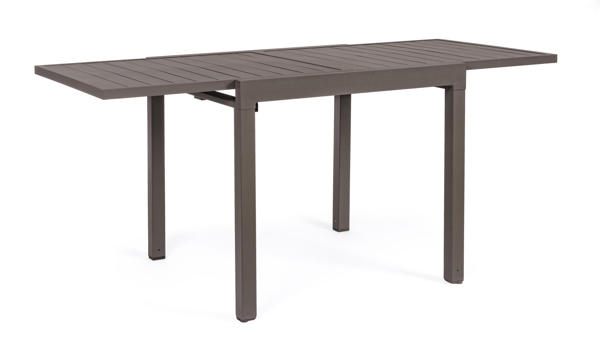 PELAGIUS ausziehbarer Tisch 83-166x80 coffee 