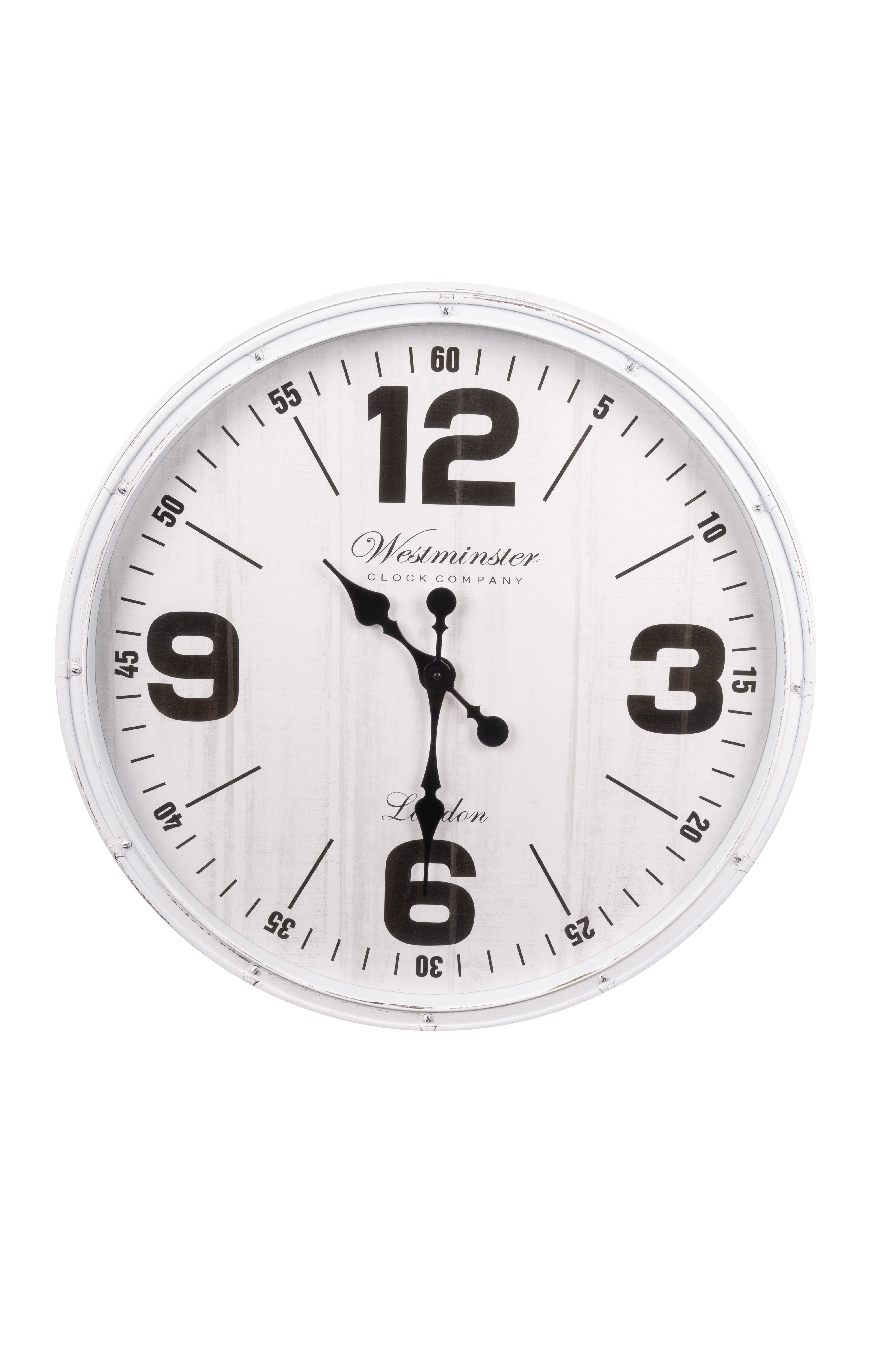 Große Wanduhr im Vintage-Stile – Zeitlose Eleganz für Ihr Zuhause 