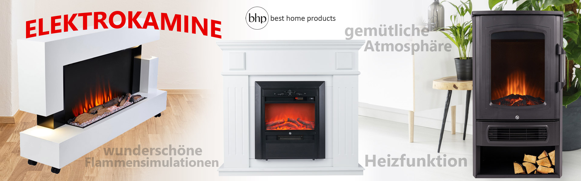 Elektrische Kamine im Angebot