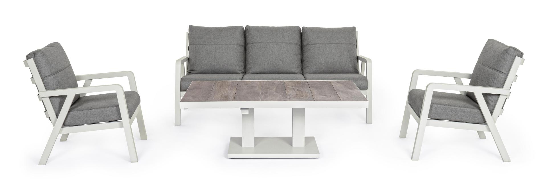 Tisch höhenverstellbar Outdoor TRUMAN lunar