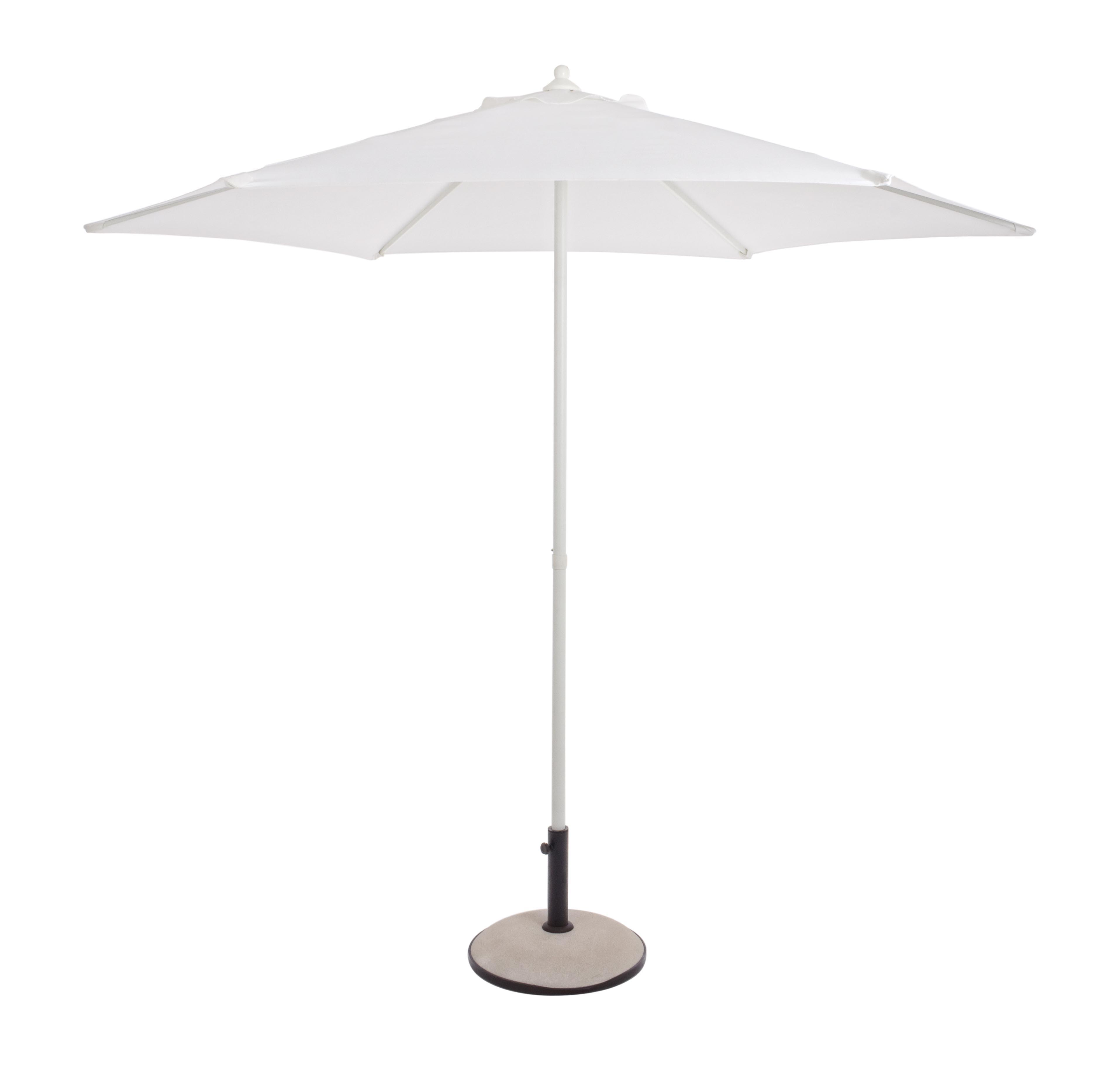 Sonnenschirm weiß 2,7 Meter