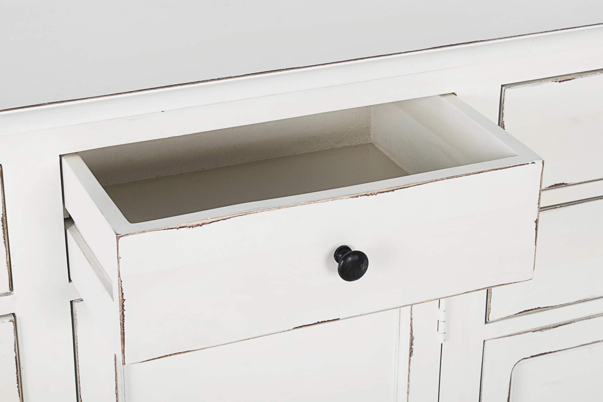 Sideboard weiß JEFFERSON 3 Türen - 5 Schubladen 
